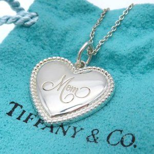 RARE!! LIKE NEW!! Beautiful Tiffany & Co. Sterling Silver Mom Necklace